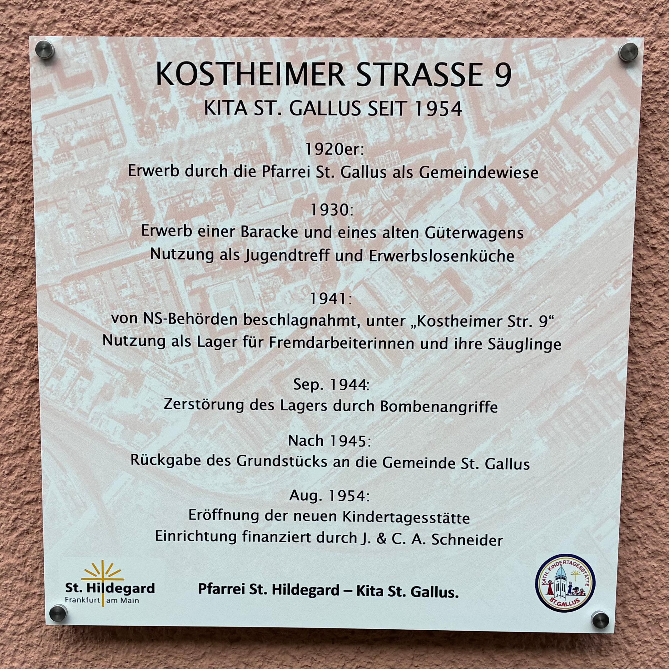 Gedenktafel Kostheimer Str. 9